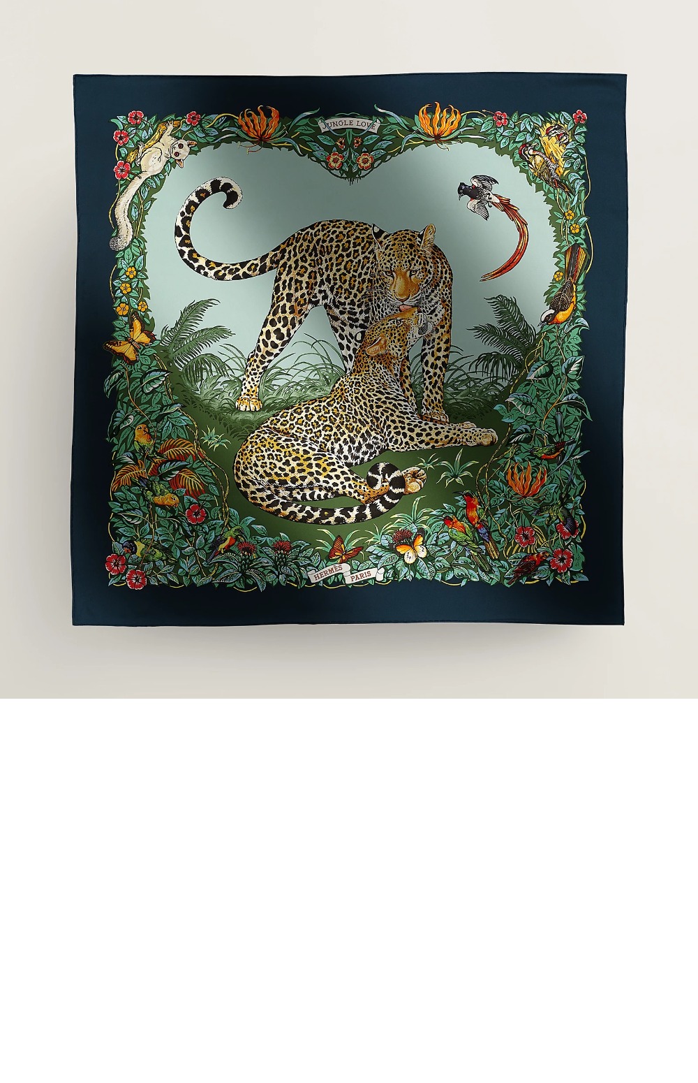 에르메스 Jungle Love 포에버 스카프 90
