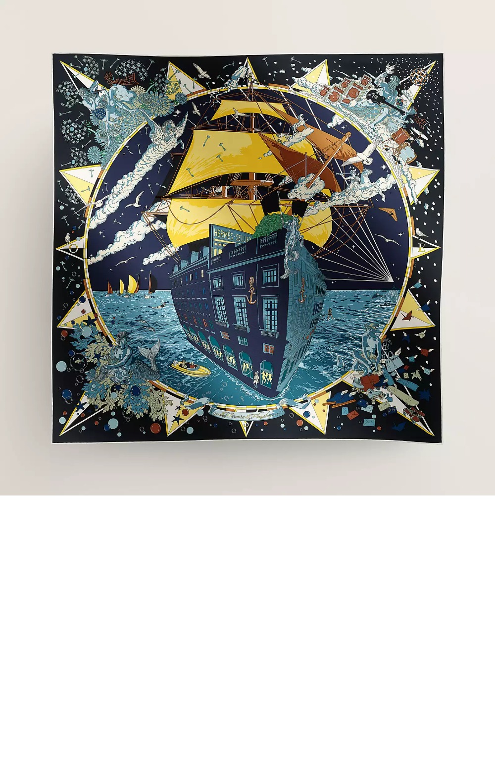 에르메스 Hermes Flagship 스카프 90