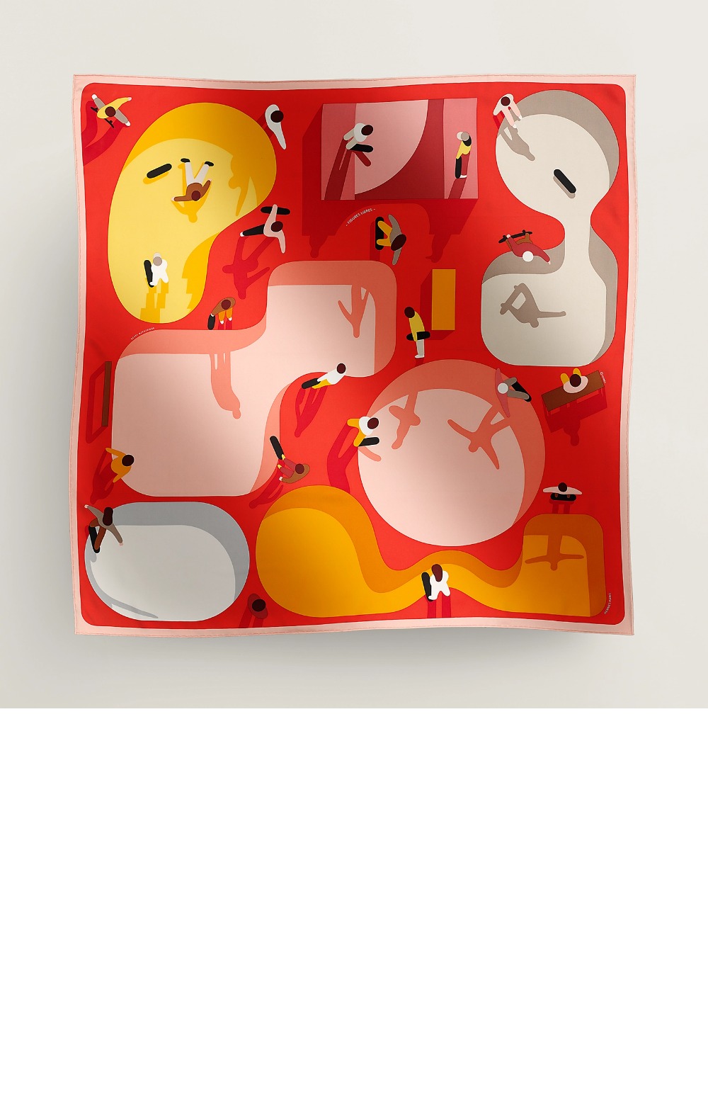 에르메스 Figures Libres 스카프 90