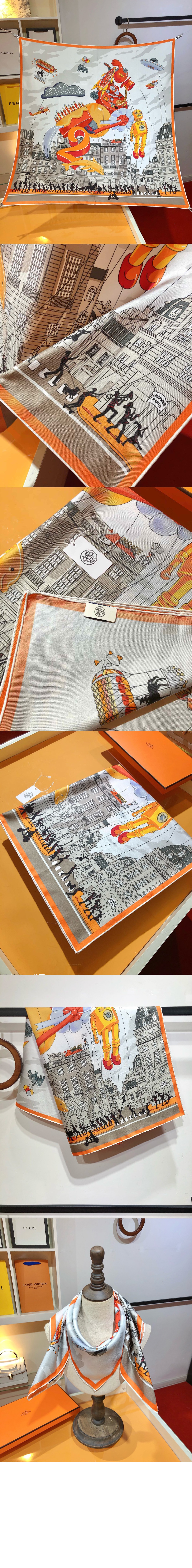 에르메스 Hermès Parade 스카프 90