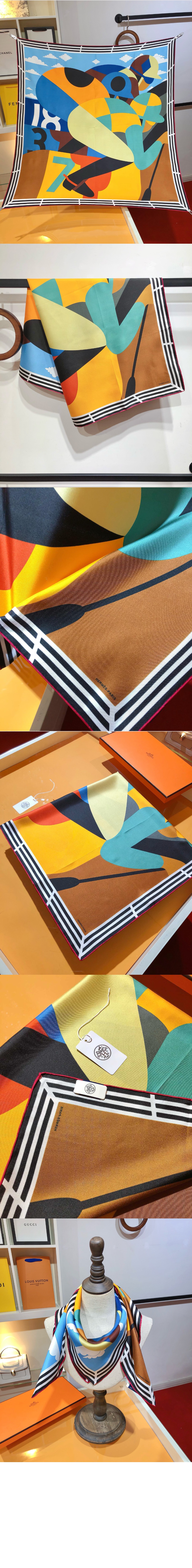 에르메스 18-3-7 스카프 90