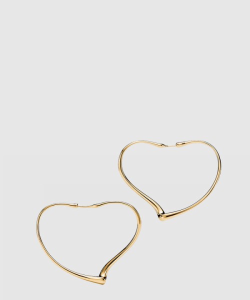 티파니앤코 오픈 하트 후프 귀걸이