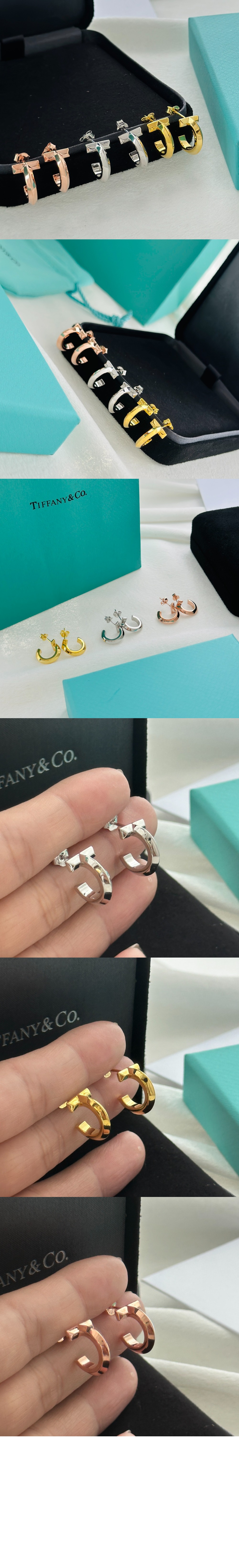 티파니앤코 T1 후프 귀걸이