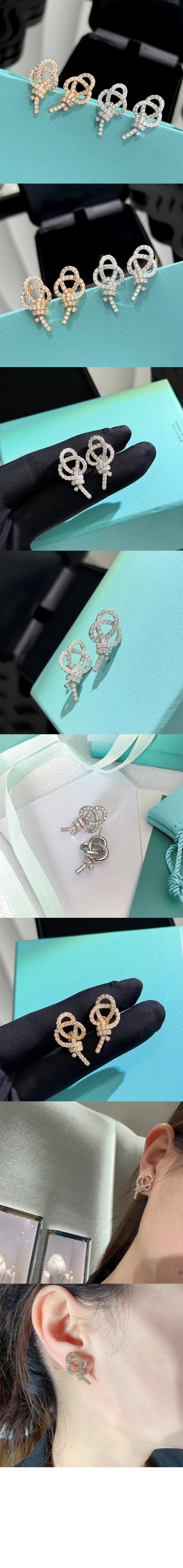 티파니앤코 우븐 키 스터드 귀걸이