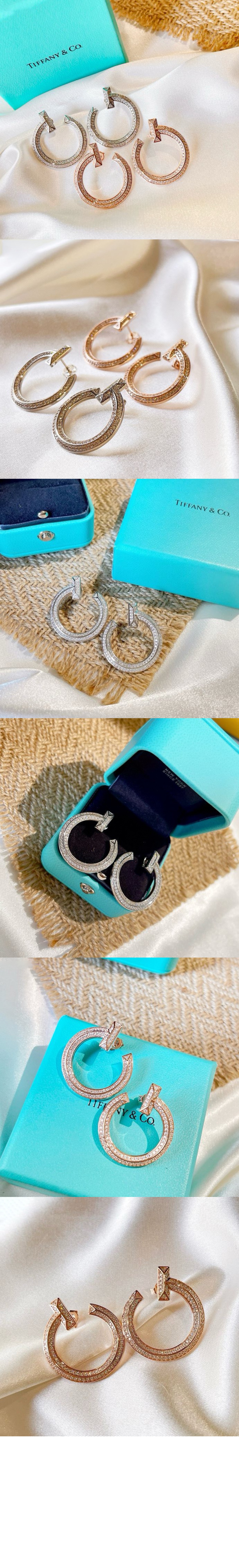티파니앤코 T1 오픈 후프 귀걸이