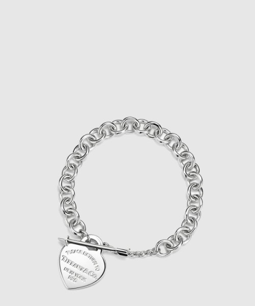 티파니앤코 러브스트럭 하트 태그 브레이슬릿