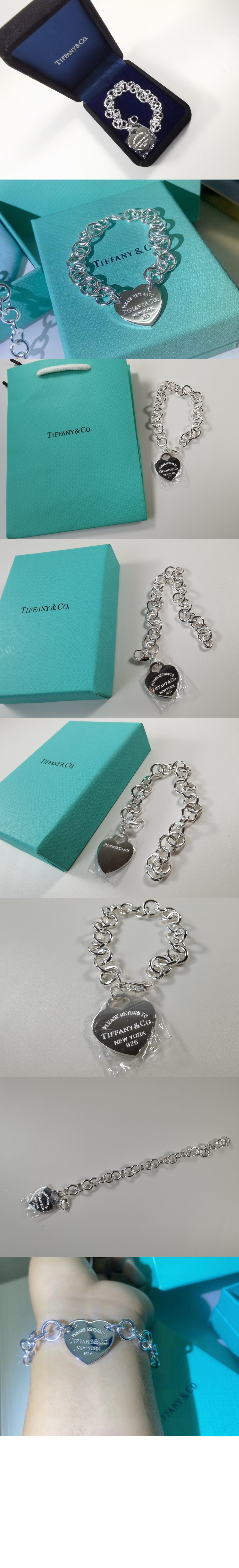 티파니앤코 하트 태그 브레이슬릿