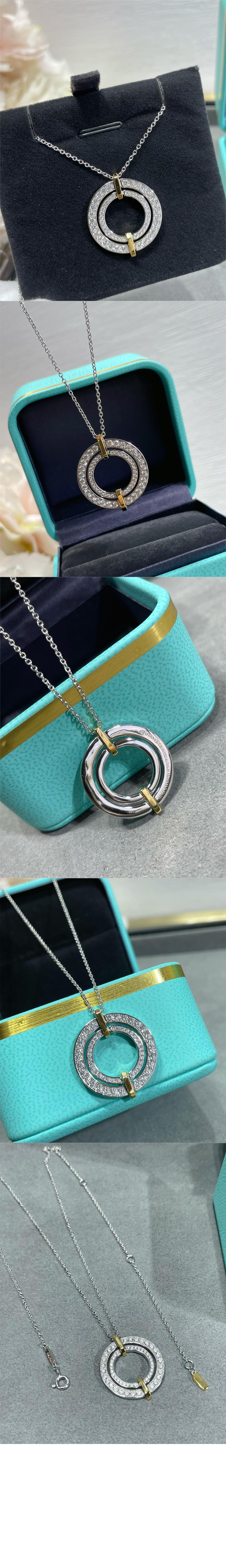 티파니앤코 서클 펜던트 목걸이 라지