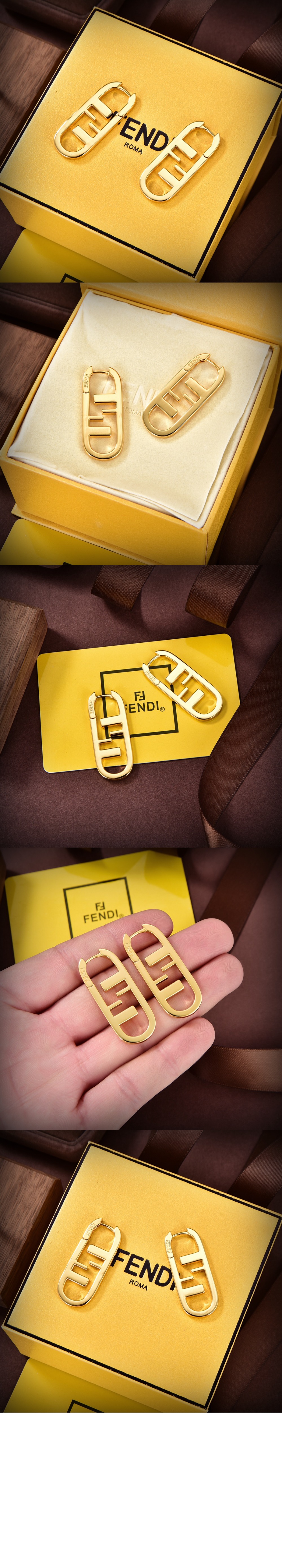 펜디 오’락 싱글 이어링 8AH289