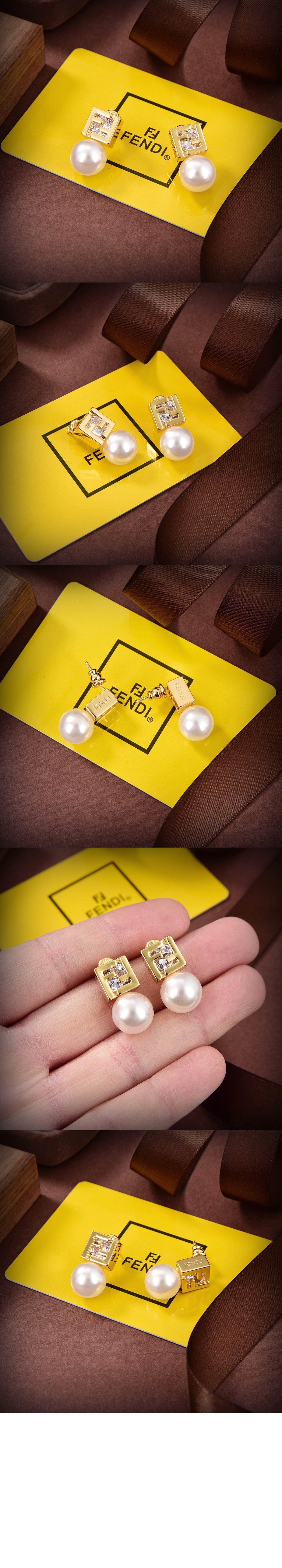 펜디 FF 이어링 7AJ612