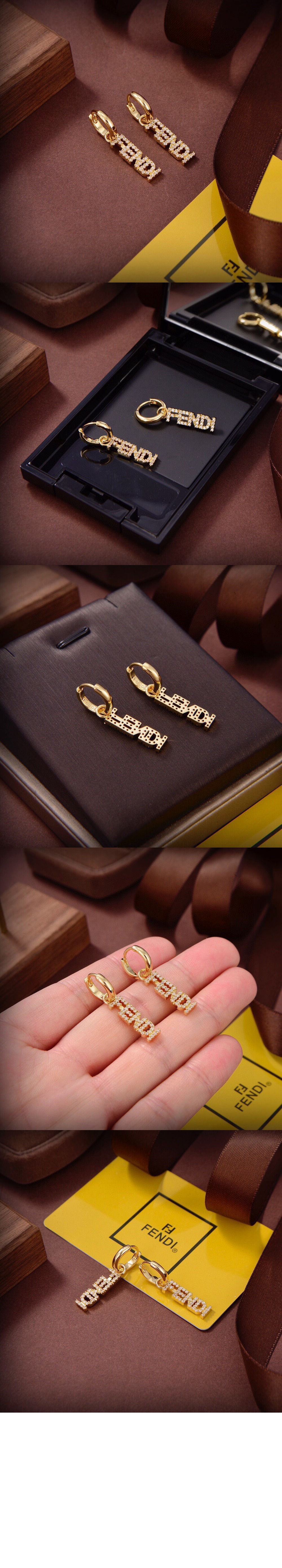 펜디 그라피 이어링 8AH253