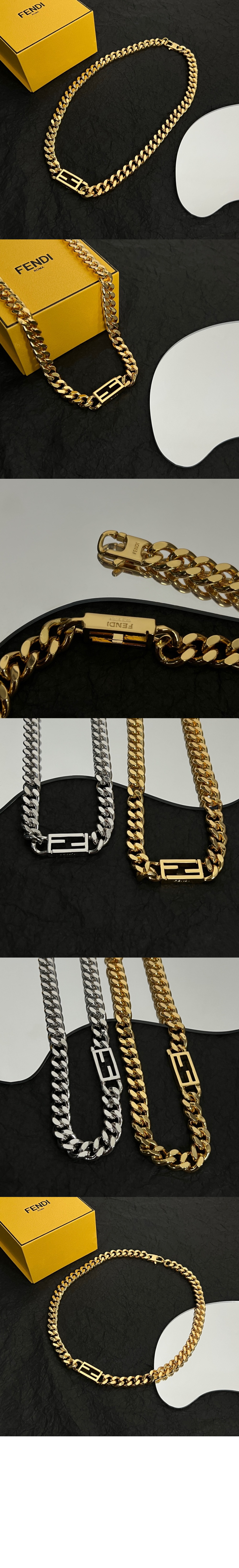 펜디 바게트 네크리스 7AJ540