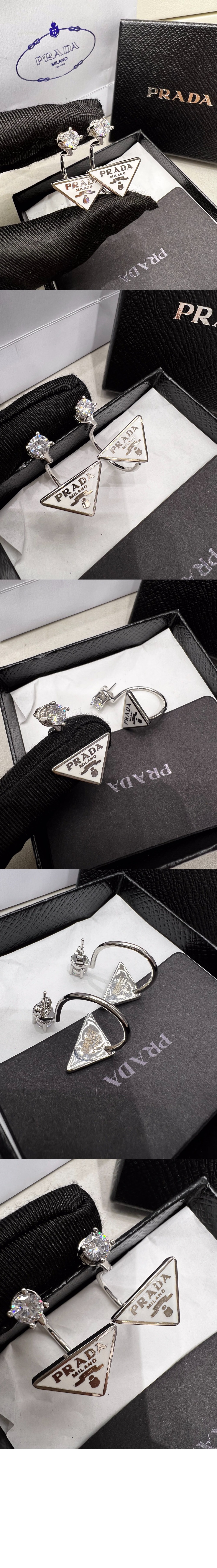 프라다 심볼 귀걸이 1JO754