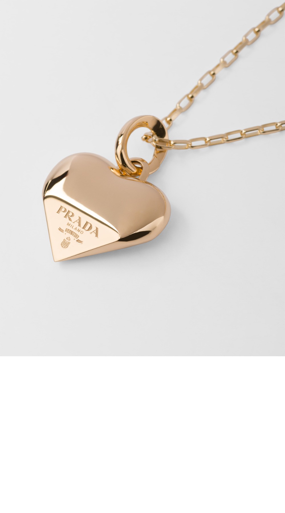 프라다 이터널 골드 소형 펜던트 목걸이 1JCA32