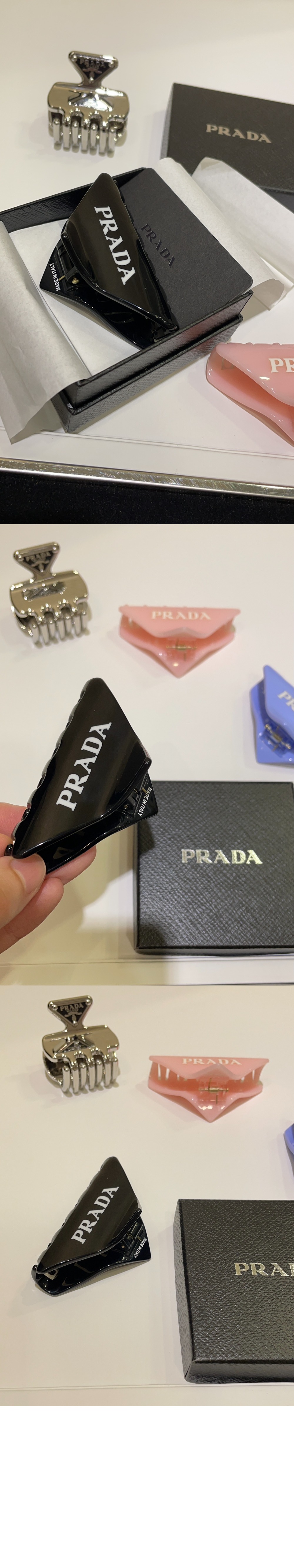 프라다 헤어 클립 1IF109
