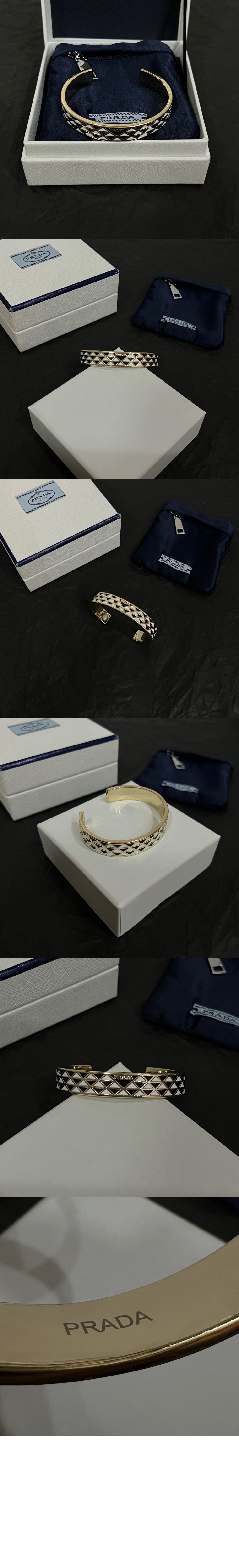 프라다 에나멜 메탈 팔찌 1IB846