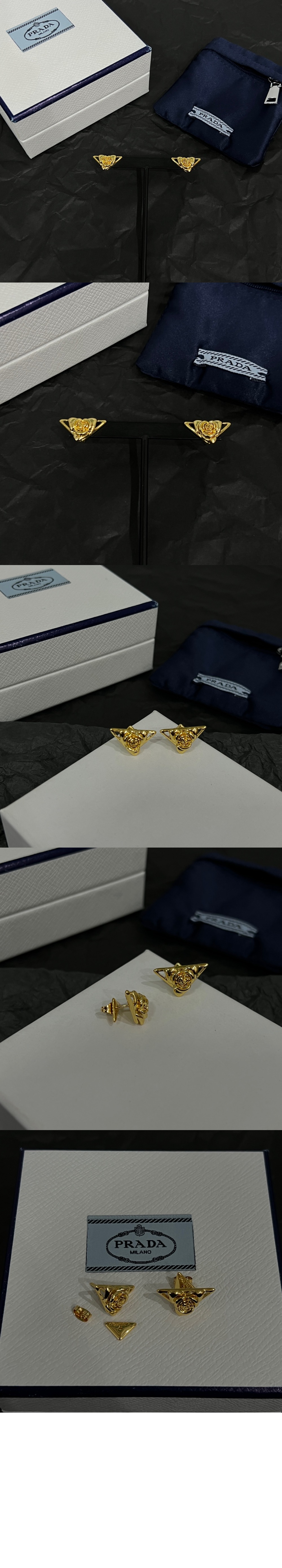 프라다 메탈 귀걸이 1IO088