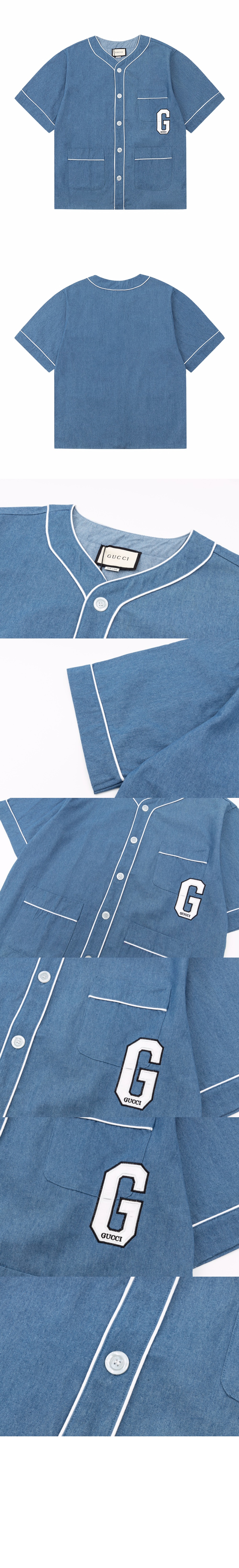 구찌 로고 셔츠