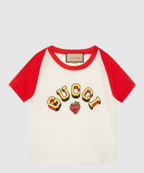 구찌 로고 프린트 반팔