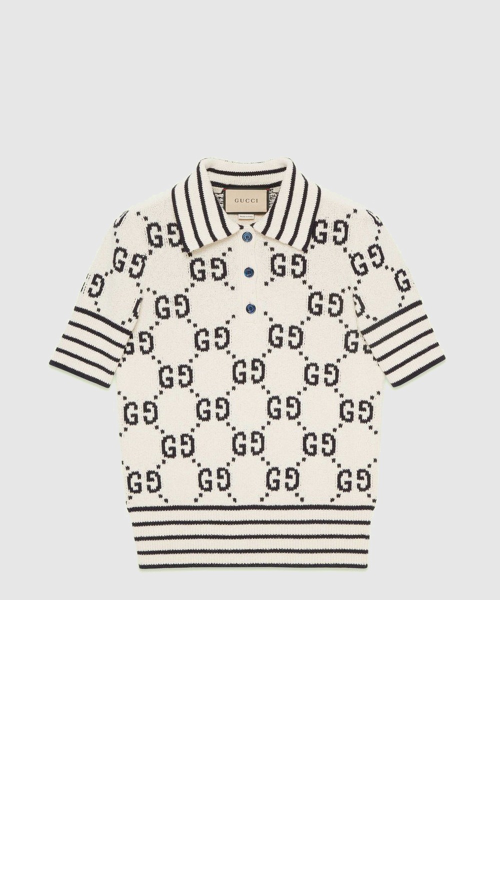 구찌 니트 크롭