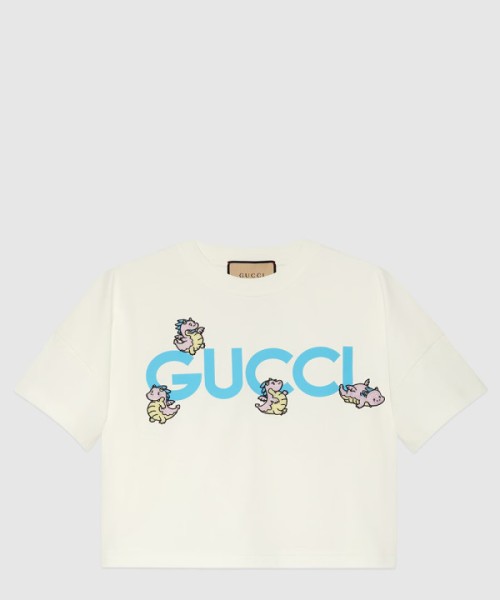 구찌 로고 프린트 반팔