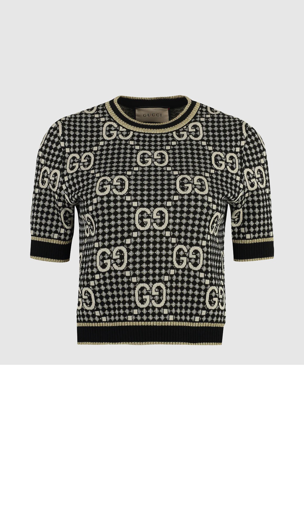 구찌 니트 크롭