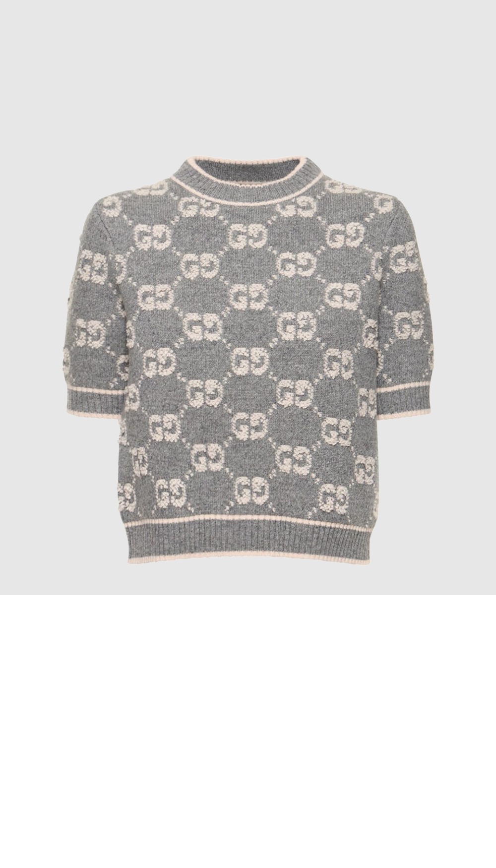 구찌 니트 크롭