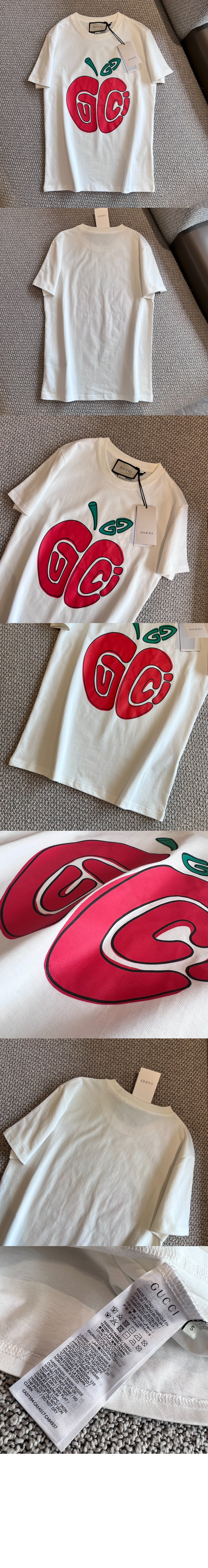 구찌 로고 프린트 반팔