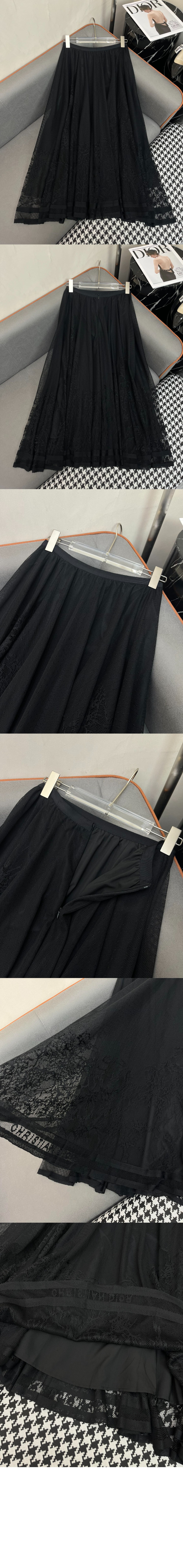 디올 플레어 미디 스커트