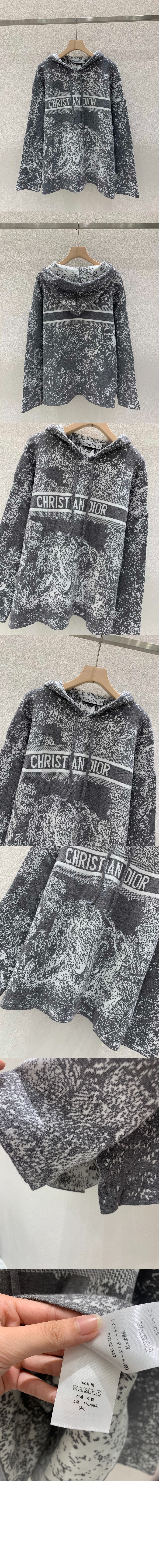 디올 플라워 코튼 톱