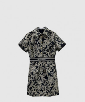 디올 플라워 프린트 원피스