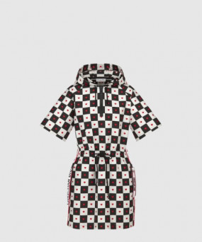 디올 로고 프린트 원피스