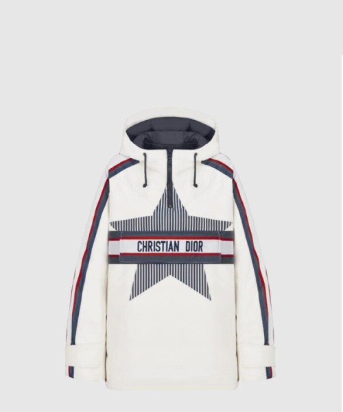 디올 로고 후드 긴팔