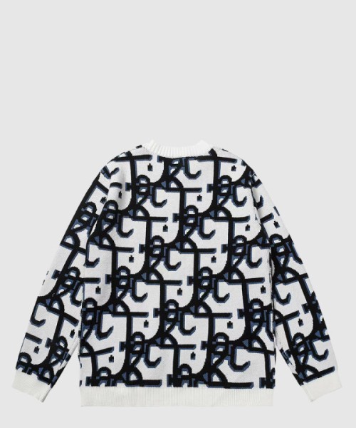 디올 로고 니트 톱