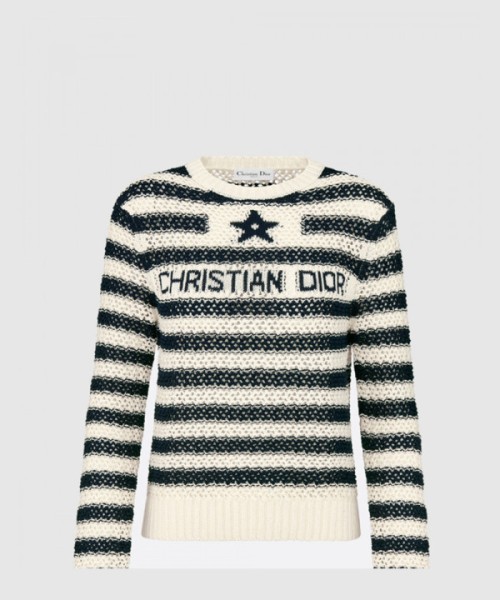 디올 플라워 코튼 톱