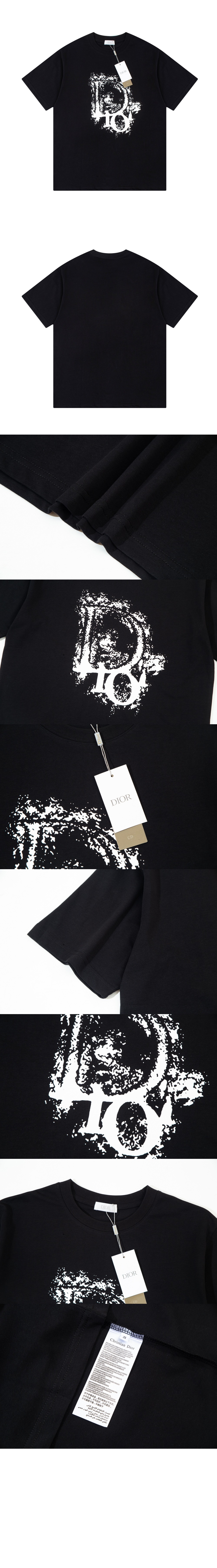 디올 플라워 코튼 톱