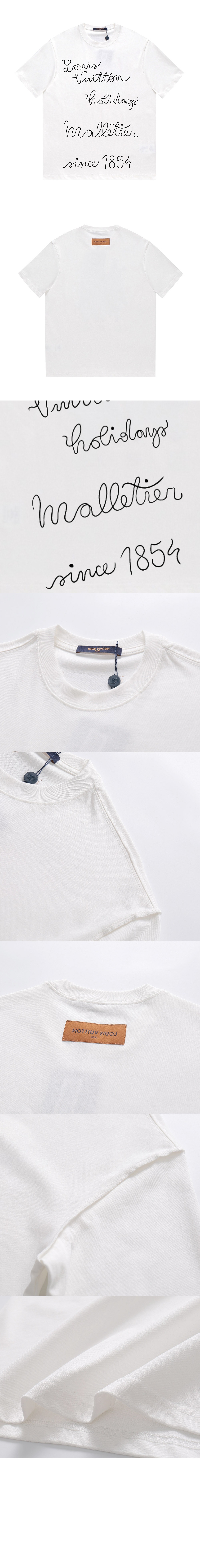 루이비통 엠브로이더드 클럽 티셔츠