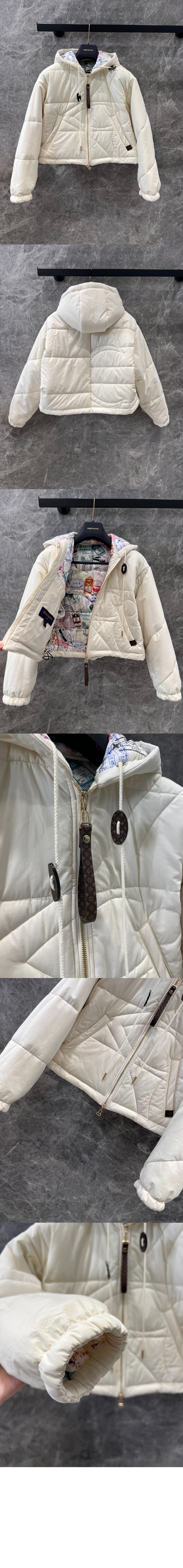 루이비통 퀼티드 모노그램 플라워 재킷