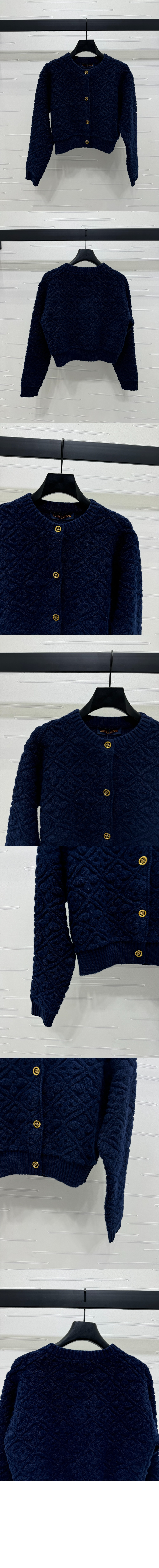 루이비통 울 가디건