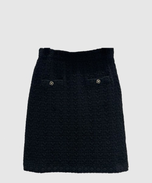 루이비통 로고 스커트