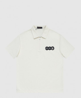 루이비통 로고 프린트 반팔