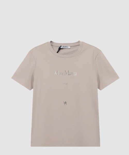 막스마라 로고 프린트 반팔