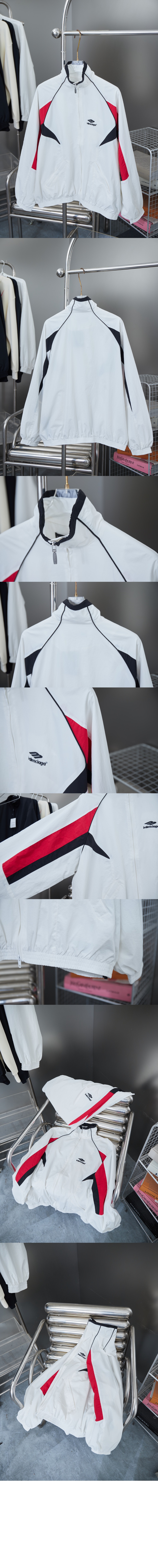 발렌시아가 로고 트랙 재킷