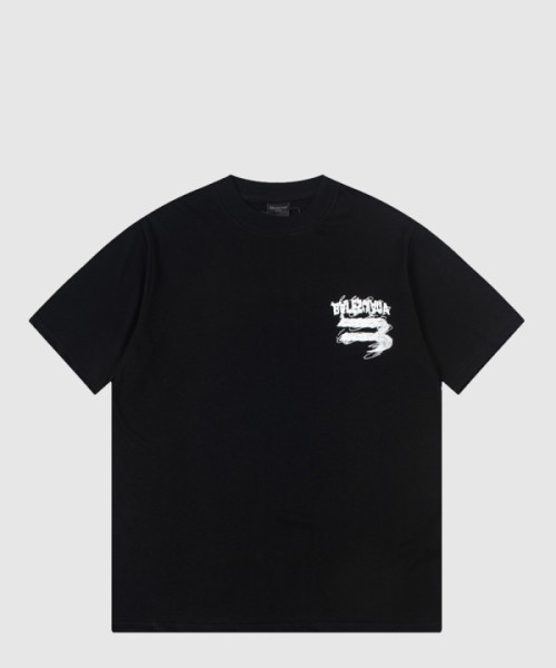 발렌시아가 로고 프린트 반팔