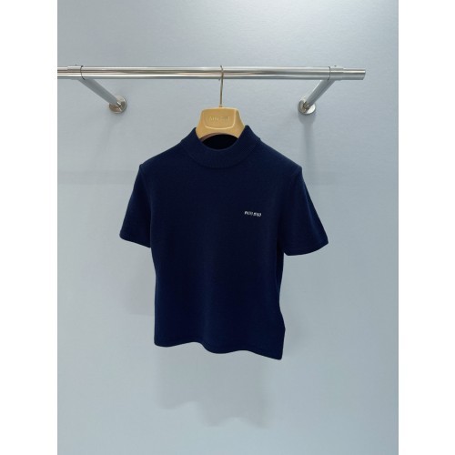 미우미우 캐시미어 니트 반팔