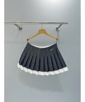 미우미우 플리츠 스커트