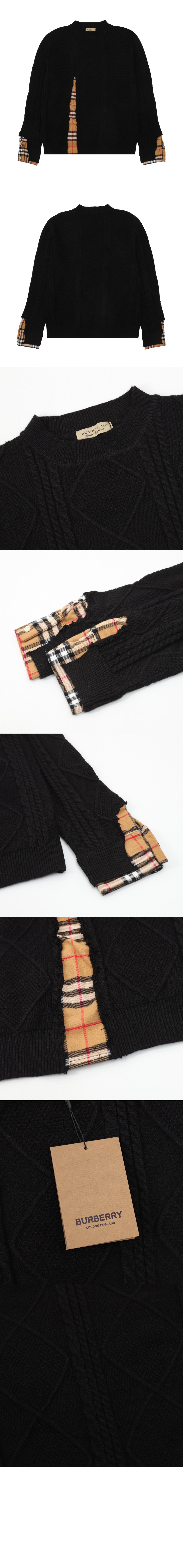 버버리 크루넥 스웨터