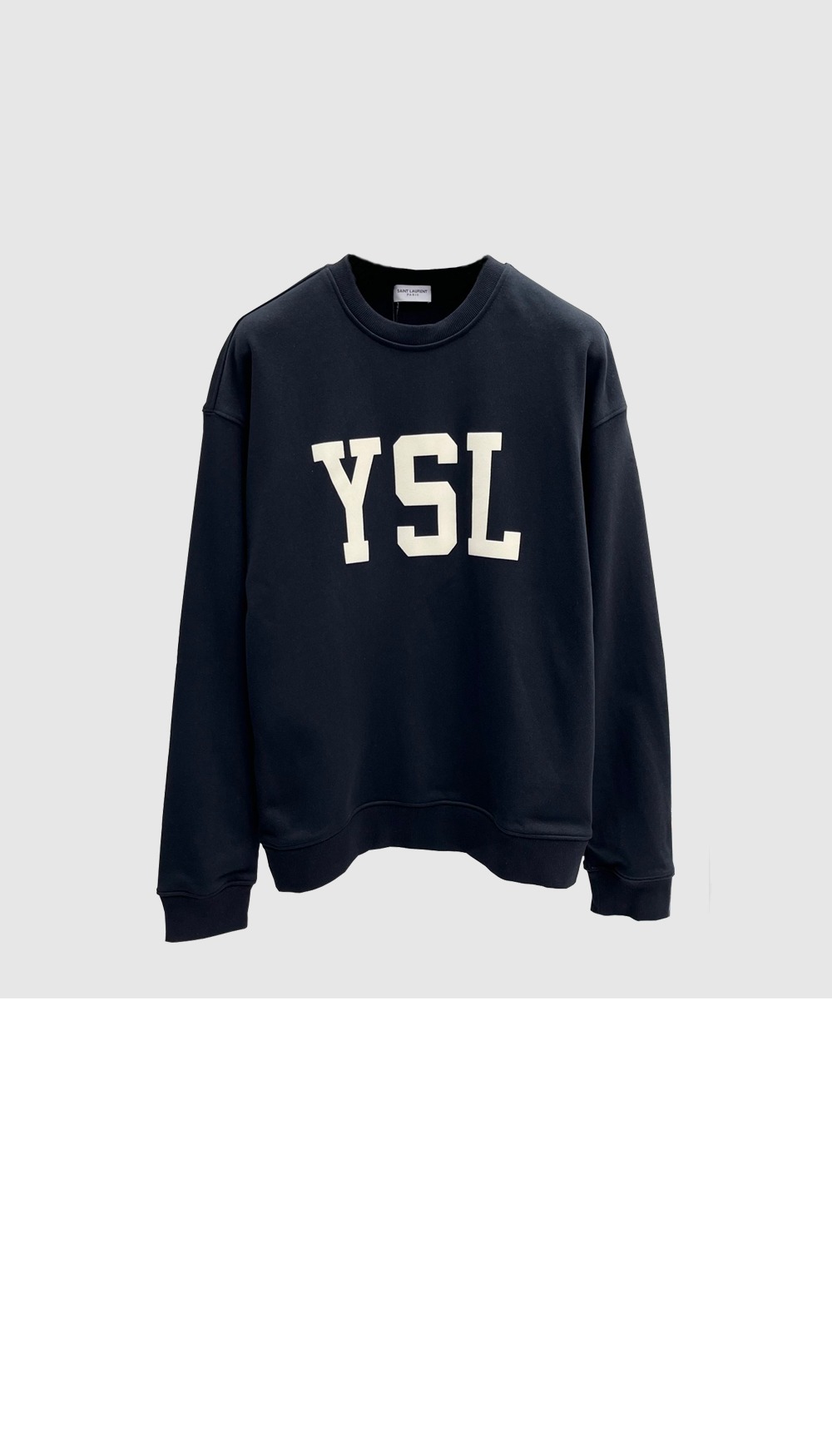 생로랑 플라워 코튼 톱