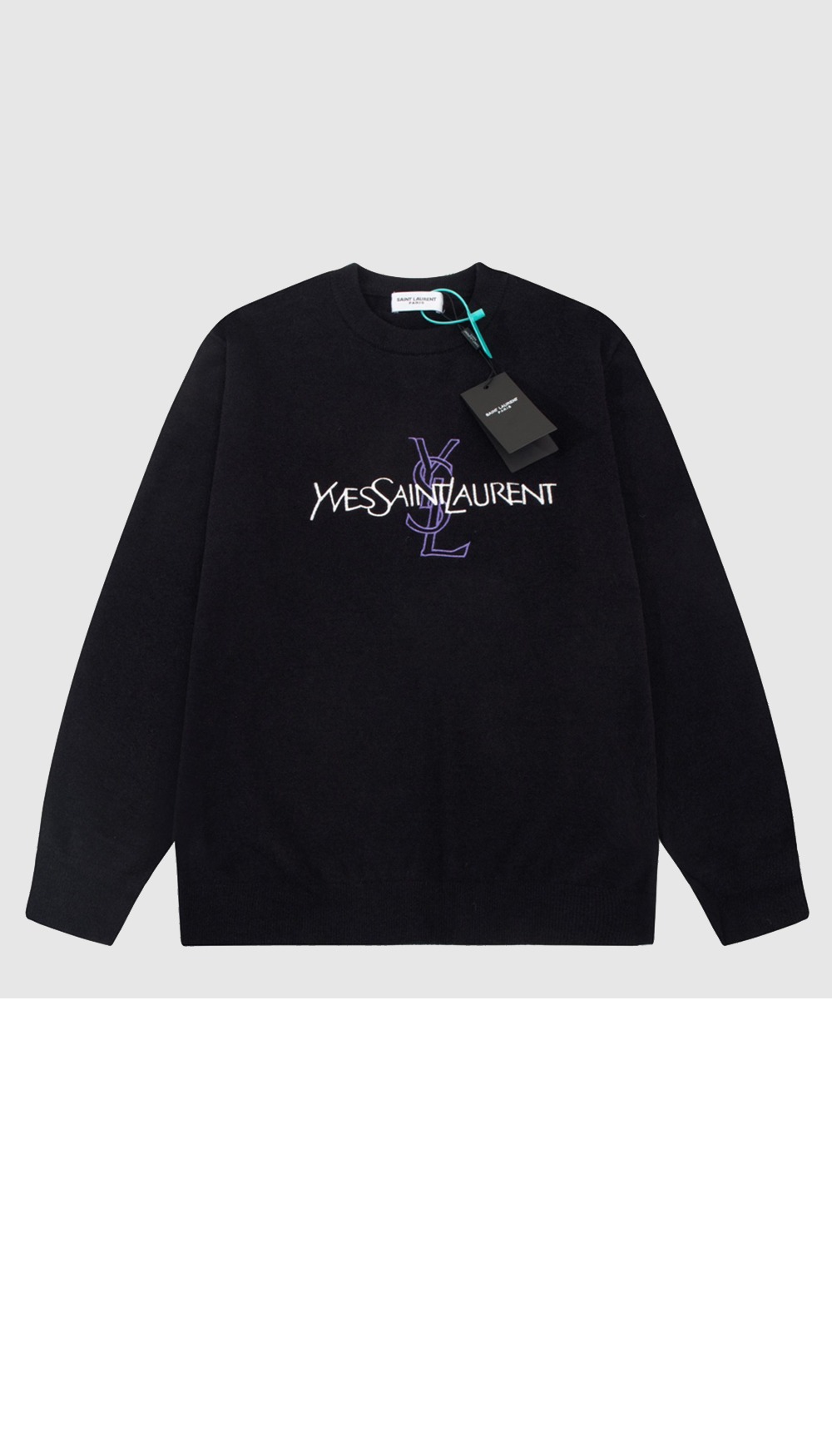 생로랑 플라워 코튼 톱