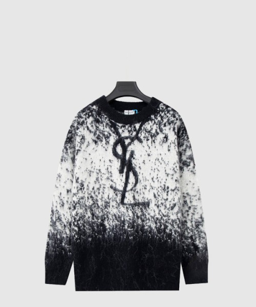 생로랑 플라워 코튼 톱